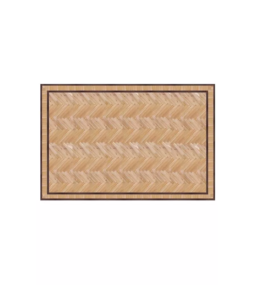 TAPPETO  "OLD STYLE CARPET" IN VINILE SPESSORATO, 150X230 CM